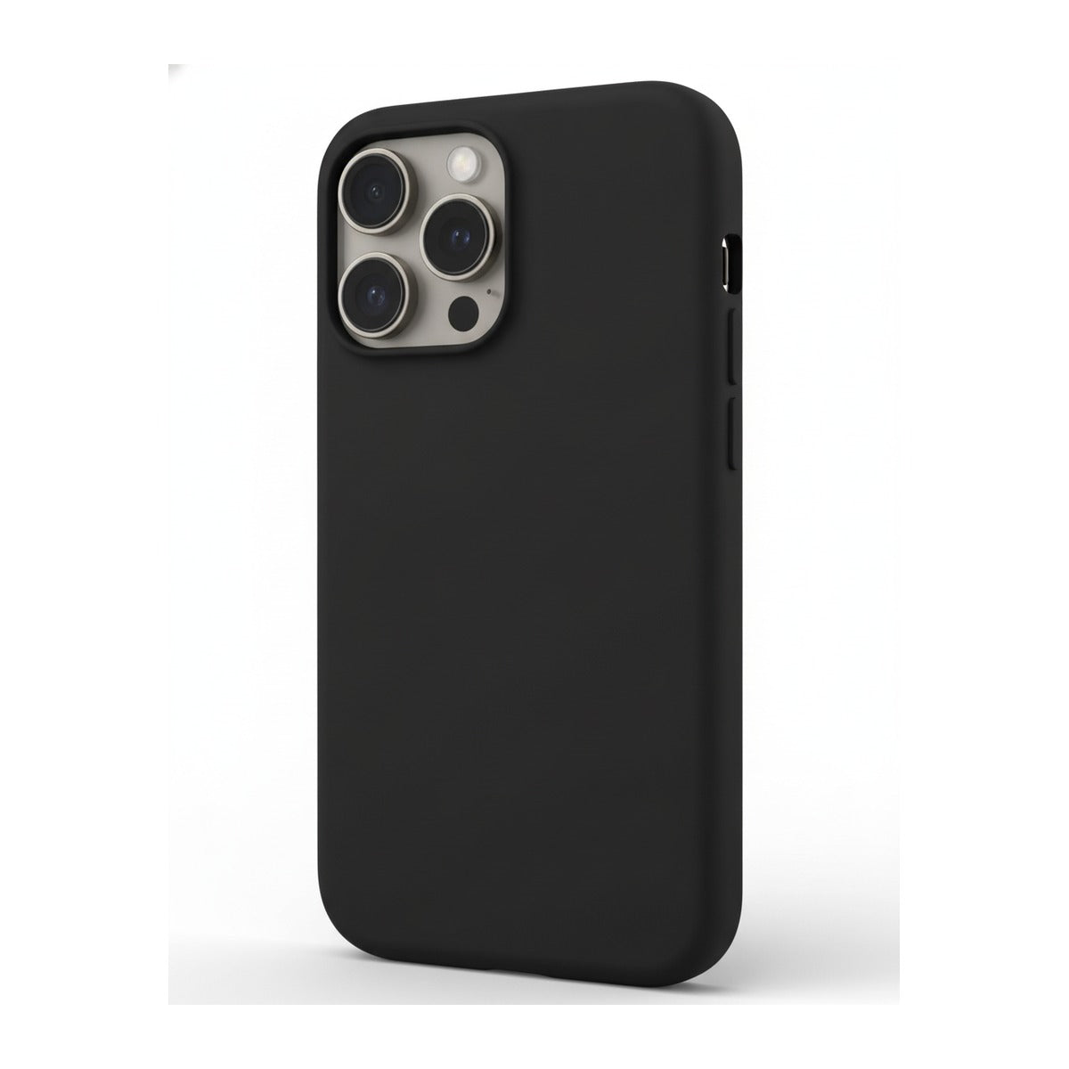Siliconen Hoesje iPhone 15 Pro Max - Zwart