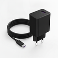 20W PD Adapter USB C - Snellader - 2 Poorten - Dubbele USB-C + USB-A Poort - Snellader - Power Adapter - Universeel - Zwart