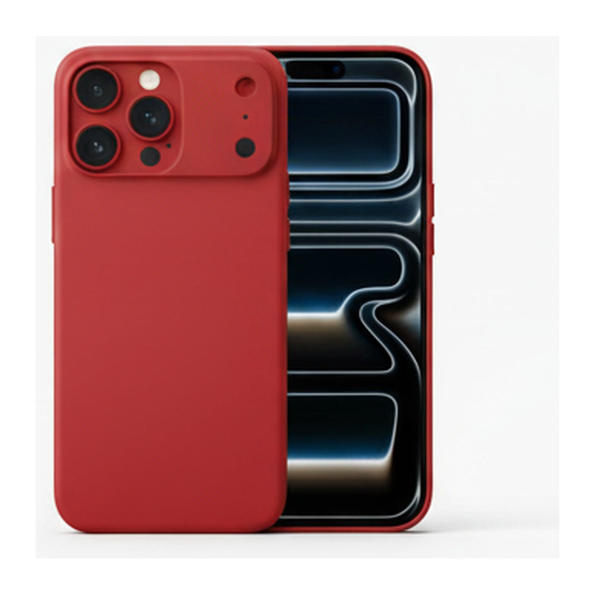 Siliconen Hoesje iPhone 17 Pro Max - Rood