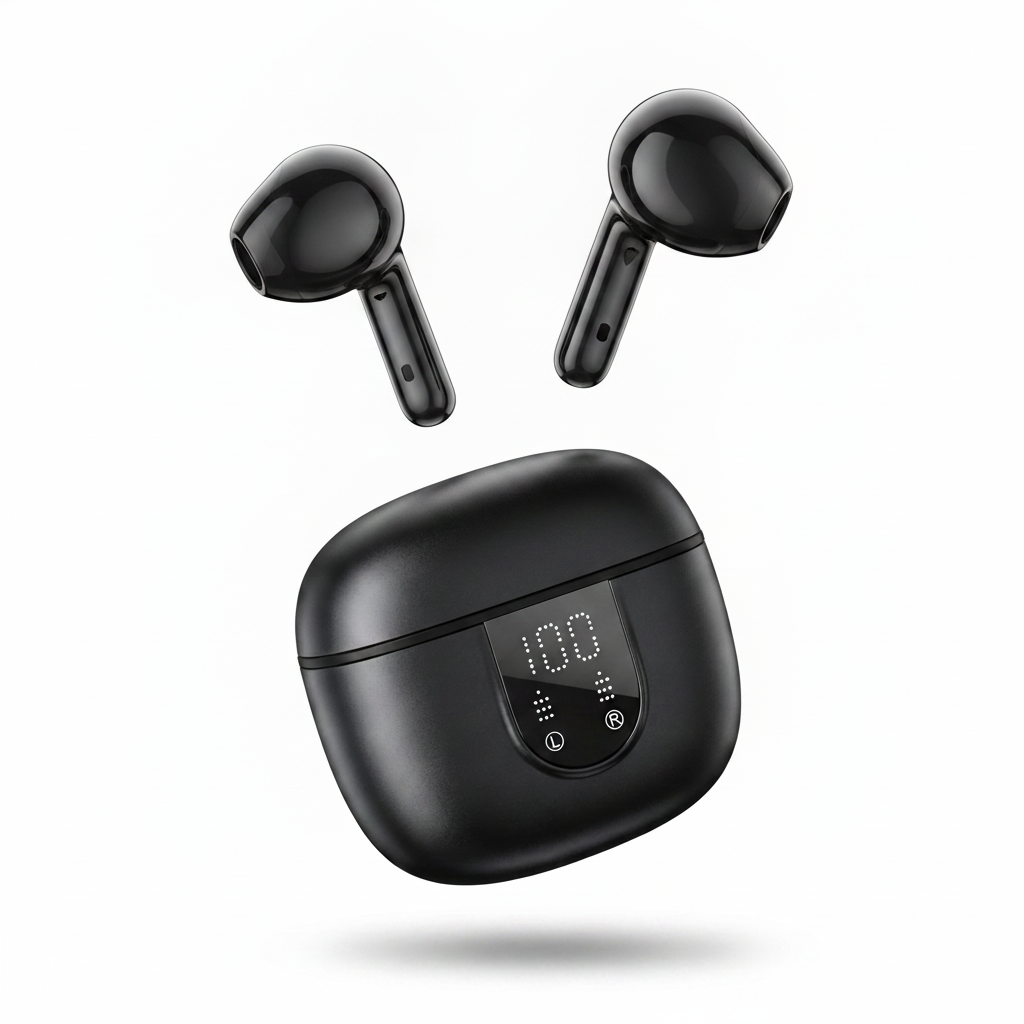 Wireless Earbuds with ENC+Display XSS-TWS19B