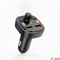 FM Transmitter Bluetooth: USB-C Snellader - Carkit - Muziek - Handsfree