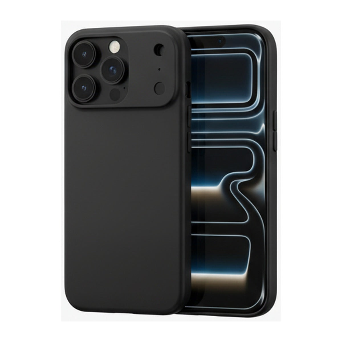 Siliconen Hoesje iPhone 17 Pro - Zwart
